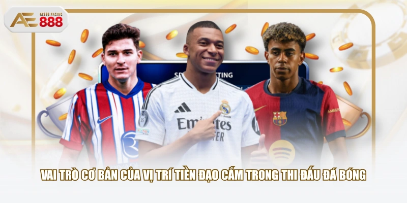 Vai trò cơ bản của vị trí tiền đạo cắm trong thi đấu đá bóng